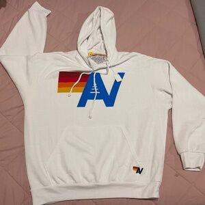 Aviator Nation hoodie relaxed white